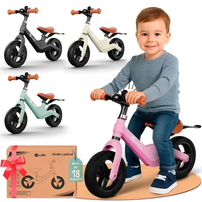 Kinderlaufrad ab 2 J. mit Klingel, verstellbar, 12 Zoll