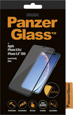 Productafbeelding van PanzerGlass Anti-Bacterial Case Friendly Screenprotector voor de Apple iPhone 11 Pro / Xs / X