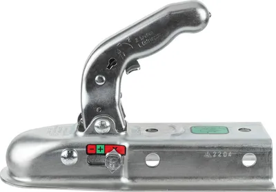 Produktbild von KNOTT Kugelkupplung K7.5-L, 750 kg, Vierkant 60 mm, Stützlast 75 kg, Bohrabstand 90 mm, Bohrung 12,5 mm, verzinkt, für Anhänger