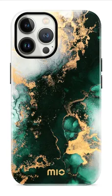 Productafbeelding van MIO Green Marble Magsafe Compatible for iPhone 13 Pro