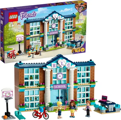 Produktbild von LEGO 41682 Friends Heartlake City Schule, Spielzeug ab 6 Jahre für Mädchen und Jungen mit Mini Puppen