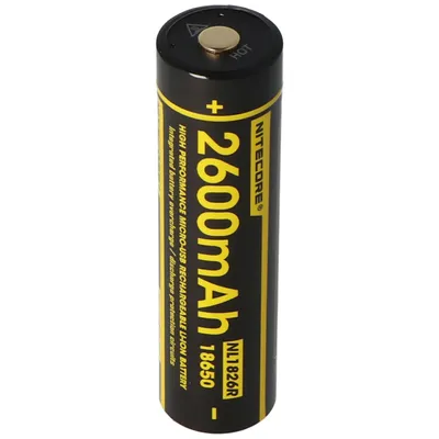 Obrázek produktu pro Baterie Nitecore Li-Ion 3,7 V typu 18650 NL1826R 2600 mAh