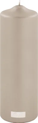 Produktbild von Fink CANDLE, metallic Stumpenkerze, Paraffin, stein, L. 8 cm, B. 8 cm, H. 25 cm, D. 8 cm Höhe: 25.00 cm Breite: 8.00 cm Tiefe: 8.00cm Durchmesser: 8.00 cm 123759