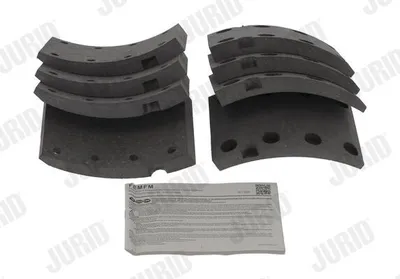 Produktbild von JURID Bremsbelagsatz Trommelbremse 1734705380 Hinten für DAF XF 95 17mm 100mm Schachtel