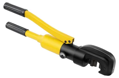 Zdjęcie produktu dla Nożyce do prętów zbrojeniowych – ręczne, hydrauliczne – siła nacisku 13 t – tną pręty stalowe o średnicy do 22 mm – solidne i przenośne – kolor żółty/czarny