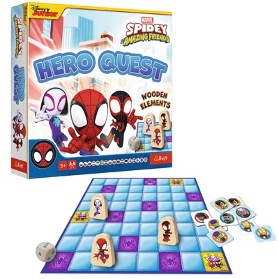 Image de Hero Quest Spidey Spider-man jeu de société Trefl 02436