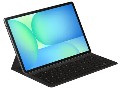 Produktbild von Samsung Book Cover Keyboard Slim für das Galaxy Tab S10 FE+, QWERTZ, Deutsch, Samsung, Galaxy Tab S10 FE+, Schwarz, Andocken
