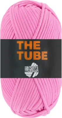 Produktbild von Lana Grossa THE TUBE 200 g gefülltes Schlauchgarn (Ø ca. 4-5 mm), Farbe:019 - Rosa