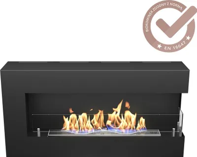 Produktbild von Hitze Wandkamin -Kamin BLUES R rechts Bioethanol Kaminofen Wärmequelle