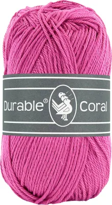 Produktbild von 50g Strick- u. Häkelgarn Durable Coral Baumwolle Sommergarn 90 Farben
