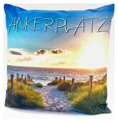 Produktbild von Outdoorkissen mit Füllung Garten Dekokissen 45x45 schmutz- und wasserabweisend