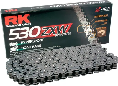Produktbild von RK Kette "530ZXW" 5/8 x 3/8, XW-Ring Premium-Kette 114 Glieder, H