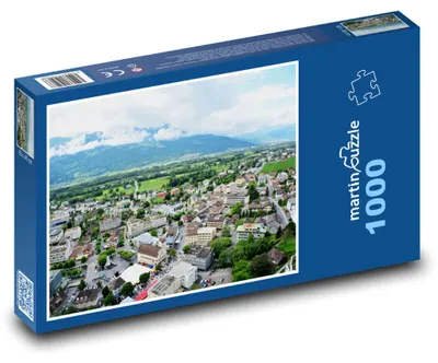 Obrázok produktu pre Puzzle 1000 Pohľad na Lichtenštajnsko v meste - martinpuzzle