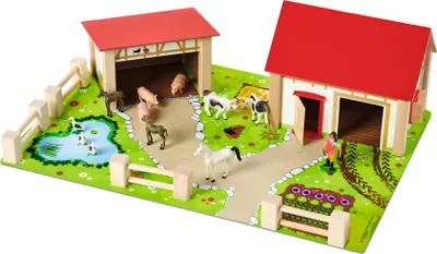 Image de Ferme en bois Eichhorn avec accessoires, 20dlg.