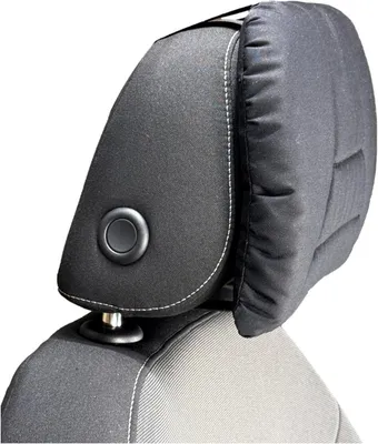 Productafbeelding van Hoofdsteun - Nekkussen - Comfortabel Zitten - Ergonomische Ondersteuning - 27.8 x 20.4 cm - Zwart