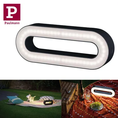 Produktbild von Outdoor Mobile Moval IP44 370 lumen 3000K 3,5W diffus Anthrazit Kunststoff Acryl