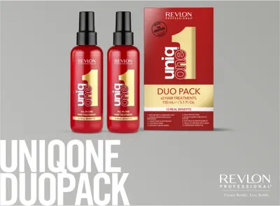 Image de Uniq One Rinseless Treatment All In One Hair Treatment Duo Pack for Women 1 - Revlon Professional