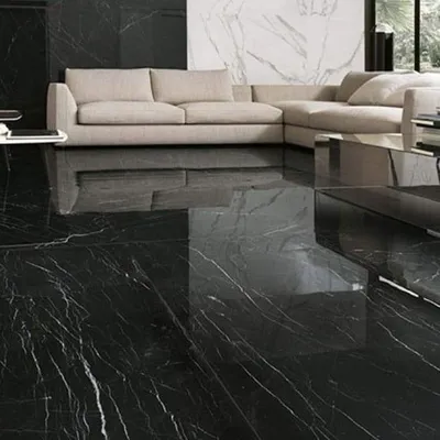 Produktbild von CASA39 Fliesen Marmoroptik Schwarz 60x60 cm Marazzi Allmarble