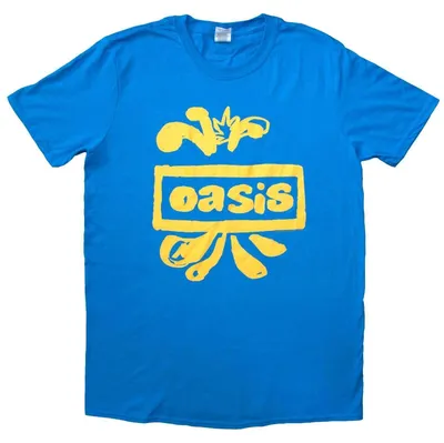 Obrázek produktu pro Oasis Drawn Logo Sapphire Blue M Tričko