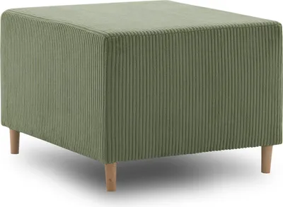 Produktbild von Pouffe-Fußhocker, Sitzpouf 64x55cm Fußhocker Für Sessel FIREZE, Olivgrün