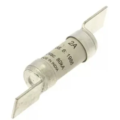 Immagine prodotto di Inserto fusibile Eaton, bassa tensione, 2 A, CA 550 V, 80 kA, BS88/F2, 14 x 68 mm, gL/gG, BS ESD2