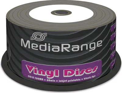 Zdjęcie produktu dla MediaRange CD-R 700MB  50pcs Spindel SchallplattenOptik bk