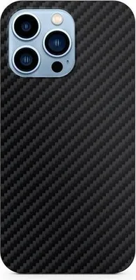 Produktbild von Epico Carbon Magnetische Handyhülle mit MagSafe für Apple iPhone 13 Pro Max - Schwarz