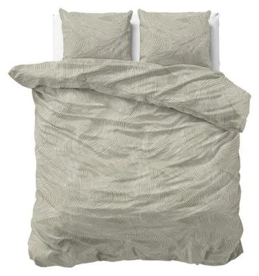 Imagen del producto de Sábanas Sleeptime Ripple, color taupe, 200 x 220 cm