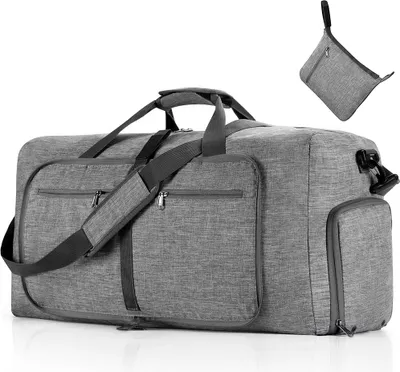 Produktbild von Leichtes, faltbares Reisegepäck, 65 l, Reisetaschen, Übernachtungstaschen, Sporttasche für Reisen, Sport, Fitnessstudio, Urlaub