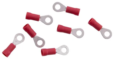 Obrázok produktu pre Klieštové konektory, 4 mm, izolované, červené / 0,25 - 1,0 mm²