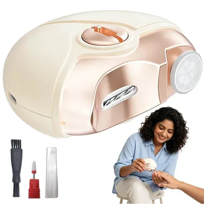 Produktbild von Elektrischer Nagelknipser mit 500 mAh Akku, automatischer Nagelpflege und 3-in-1-Funktion