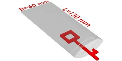 Image de Sachet à fermeture à pression Dimensions 60x130mm Epaisseur 50µ PE transparent