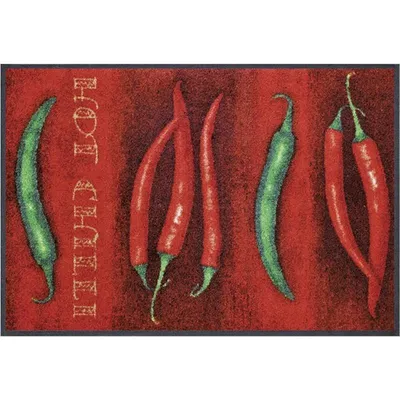 Produktbild von wash+dry Schmutzfangmatte Hot Chilli - 60 x 180 cm
