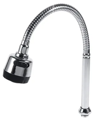 Image de Robinet de cuisine pivotant, en acier inoxydable 304, rotation à 360°
