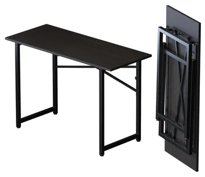 Zdjęcie produktu dla Składany stół 120 cm - Biurko do gier i do użytku domowego oraz na kemping