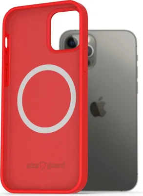 Produktbild von AlzaGuard Silikonhülle kompatibel mit Magsafe für iPhone 12 / 12 Pro