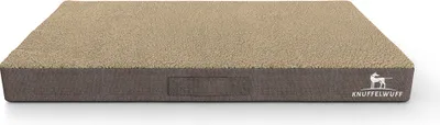 Produktbild von Knuffelwuff orthopädische Hundematte Ellenie aus Teddymaterial und Velours 120 x 72cm Beige
