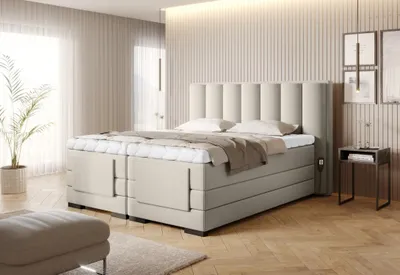 Obrázek produktu pro Elektrická polohovací postel 160x200 VERION - béžová