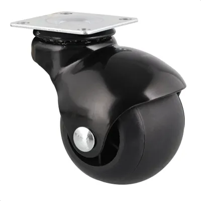 Produktbild von WAGNER Design Kugelrolle / Soft-Lenkrolle KUGEL - Durchmesser Ø 40 mm, Tragkraft 30 kg, schwarz - 01001701