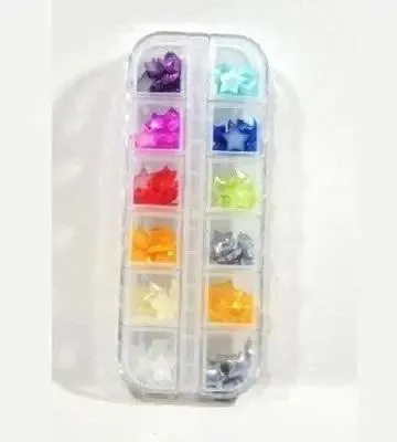 Obrázok produktu pre Poloperly v tvare hviezdičky, 10 mm, 12 farieb – Galeria Hobby