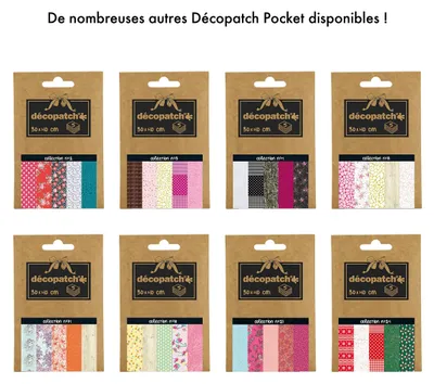 Produktbild von Décopatch DP010O, Kunstpapier, 5 Blätter