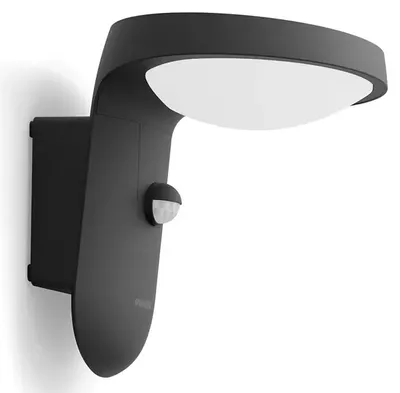 Produktbild von Philips Tyla Wandleuchte, 1,2 W, Wandbeleuchtung für den Außenbereich, Anthrazit, Metall, IP44, Terrasse, Garten, III