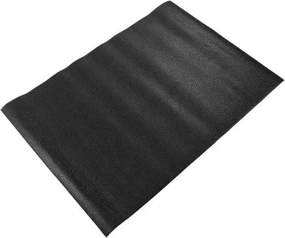 Produktbild von Laufbandmatte - Fitnessmatte Schutzmatte - Bodenschutz - Stoßfest PVC - 100 x 70 cm - Schwarz