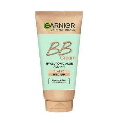 Obrázok produktu pre Garnier Krém BB s kyselinou hyaluronovou a aloem 5v1, Odtieň Hnedý, 50ml