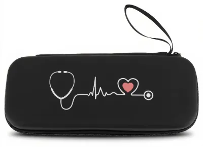 Productafbeelding van Stethoscoop Koffer Harde Tas - Netvak - Compatibel met Classic III - Lightweight II S.E - Cardiologie III - Ruimte voor Stethoscoopaccessoires - Stethoscooptas