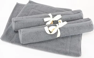 Produktbild von A&R AR019 | Badematte Bath Mat, Hergestellt aus türkischer Baumwolle - Farbe: Anthracite Grey - Größe: 50 x 80 cm