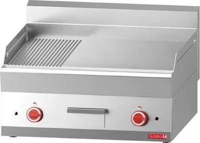 Immagine prodotto di Piastra per griglia elettrica Gastro M 650 da 65/70 piedi, 2/3 liscia e 1/3 rigata.