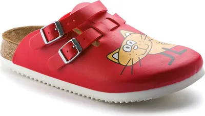 Produktbild von Birkenstock Birkenstock Clog Kay Superlauf, Birko-Flor, Cat Red, schmal, Größe 37 582516-37