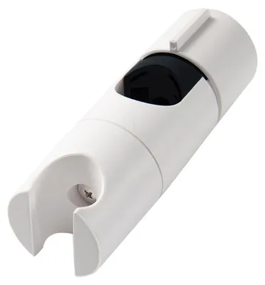 Image de Support réglable pour pommeau de douche, diamètre 19-25 mm, blanc, en ABS