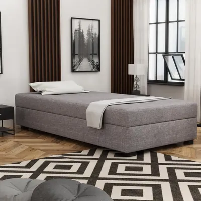 Obrázok produktu pre Čalúnená jednolôžková posteľ 120x195 ARMANDA 1 - šedá